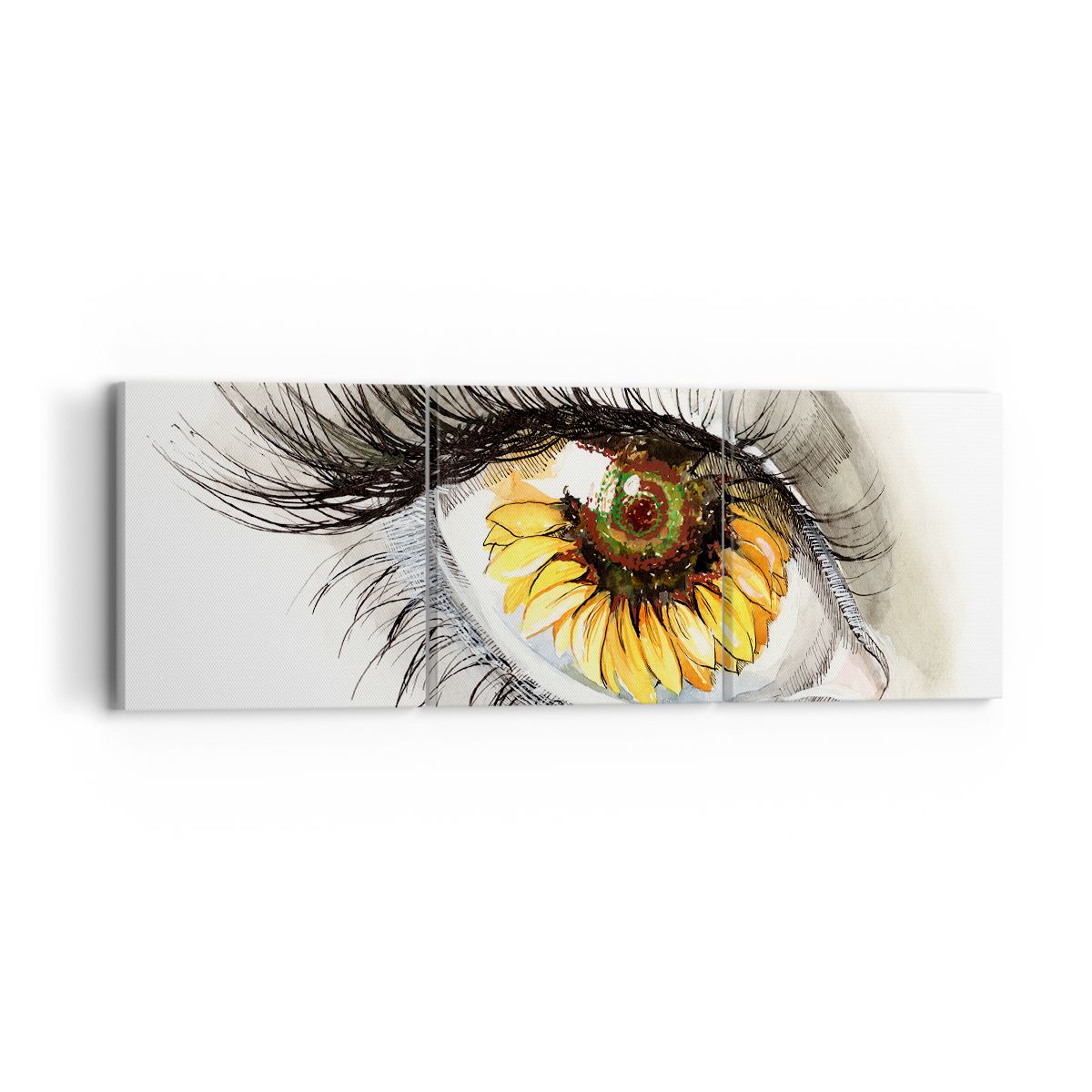 Obraz Na Płótnie - Kobieta Oko - 90X30 Cm - Ca90X30-3003