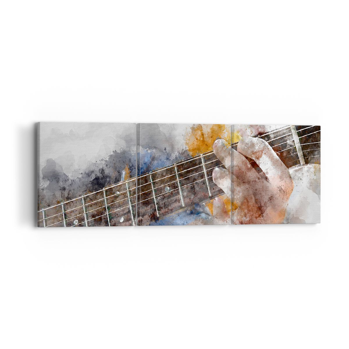 Obraz Na Płótnie - Muzyka Gitara Artysta - 90X30 Cm - Ca90X30-3448