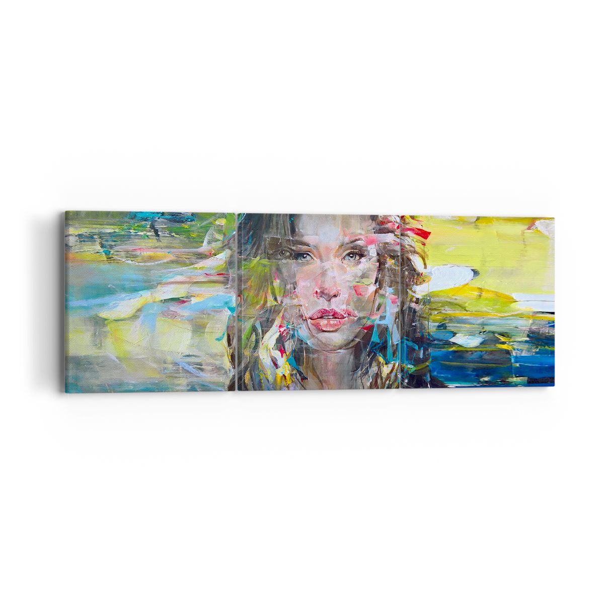 Obraz Na Płótnie - Portret Kobieta - 90X30 Cm - Ca90X30-3473