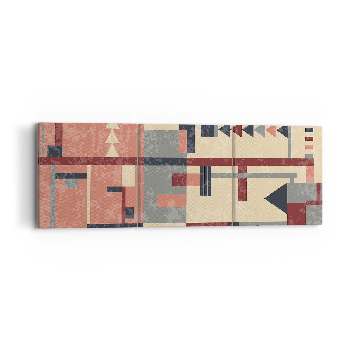 Obraz Na Płótnie - Kompozycja Kolory - 90X30 Cm - Ca90X30-3863