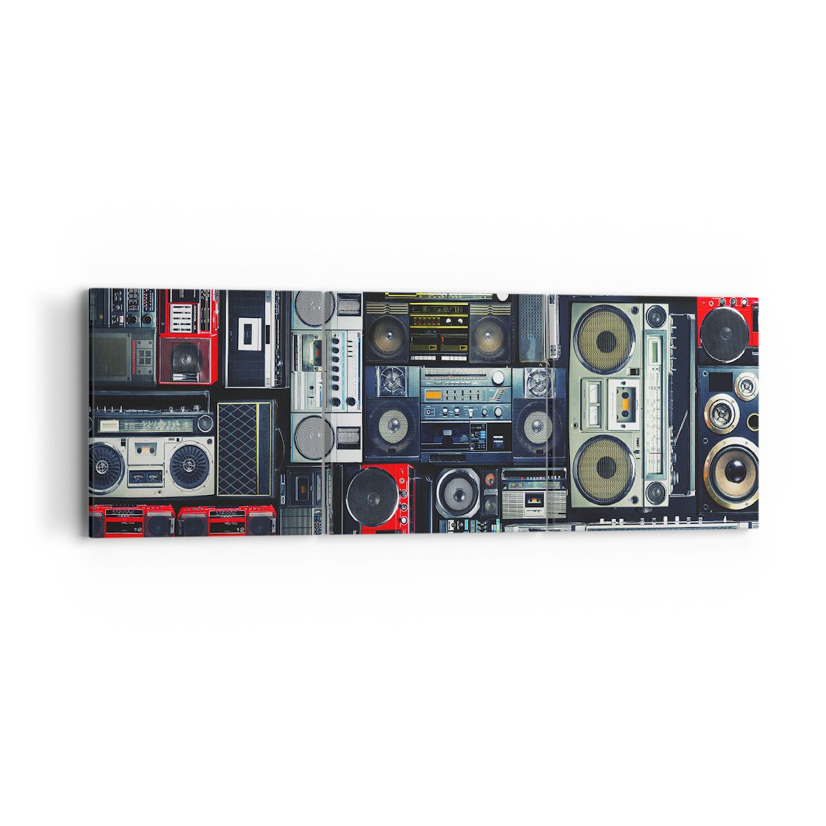 Obraz Na Płótnie - Technika Magnetofon - 90X30 Cm - Ca90X30-3875