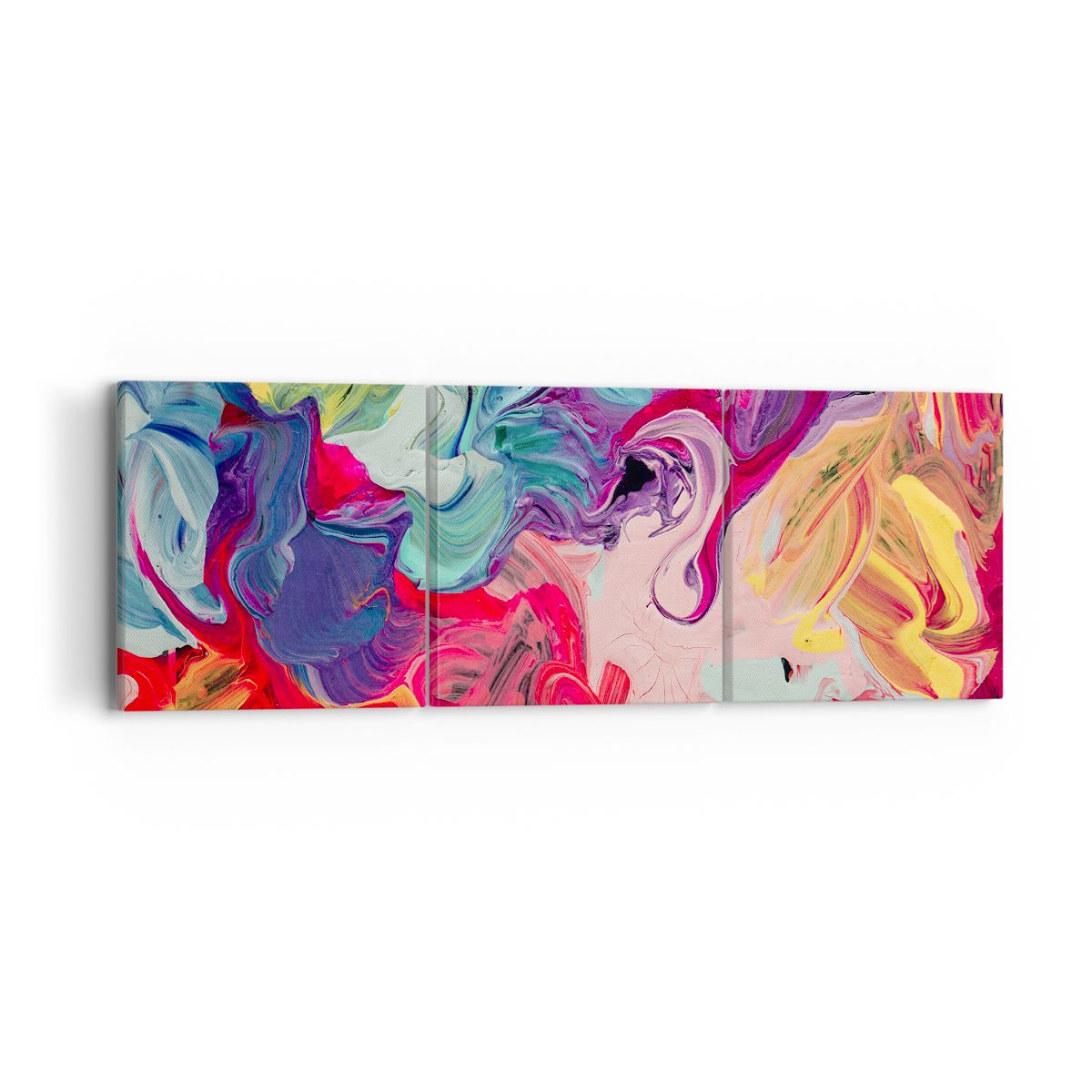 Obraz Na Płótnie - Kompozycja Barw - 90X30 Cm - Ca90X30-3877