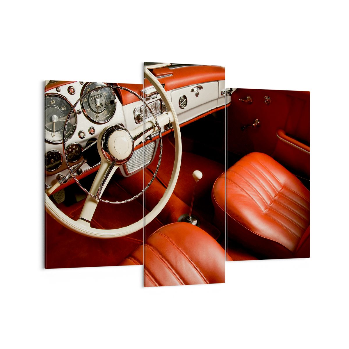 Obraz Na Płótnie - Samochód Retro - 130X100 Cm - Cb130X100-0149