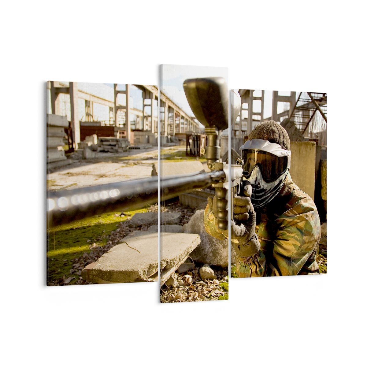 Obraz Na Płótnie - Paintball Gra - 95X80 Cm - Cb95X80-0140