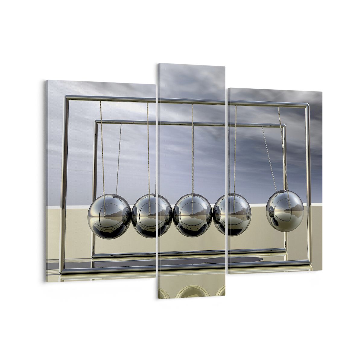 Obraz Na Płótnie - Kule Kompozycja - 95X80 Cm - Cb95X80-0252