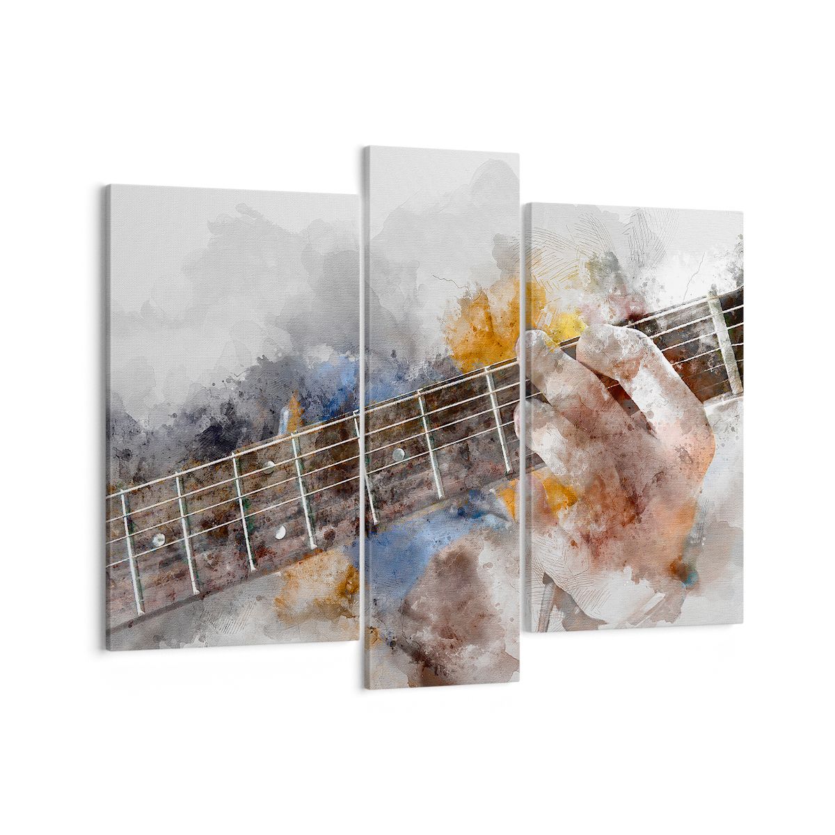 Obraz Na Płótnie - Muzyka Gitara Artysta - 95X80 Cm - Cb95X80-3448