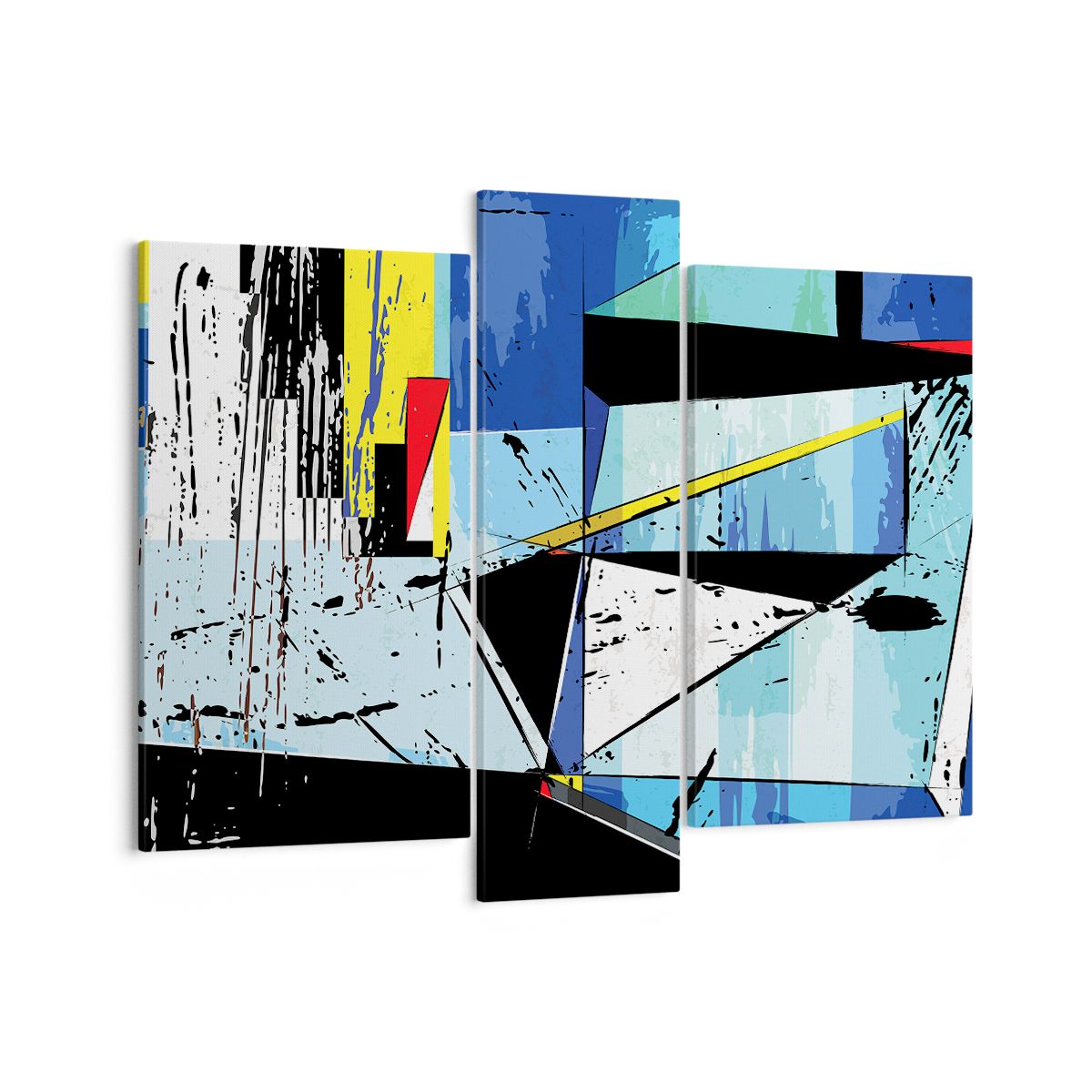 Obraz Na Płótnie - Kompozycja Kolory - 95X80 Cm - Cb95X80-3913