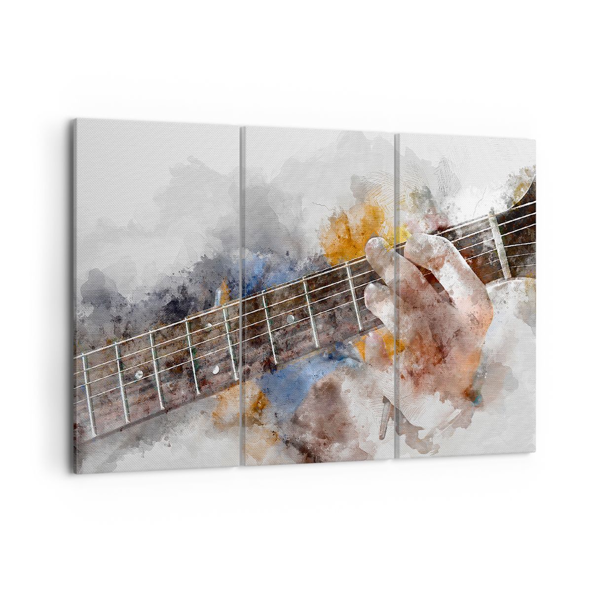 Obraz Na Płótnie - Muzyka Gitara Artysta - 105X70 Cm - Ce105X70-3448