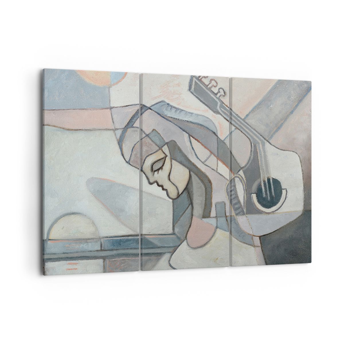 Obraz Na Płótnie - Kobieta Gitara  - 105X70 Cm - Ce105X70-3739