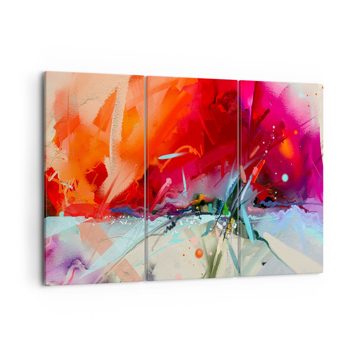 Obraz Na Płótnie - Kompozycja Dynamika - 105X70 Cm - Ce105X70-4036