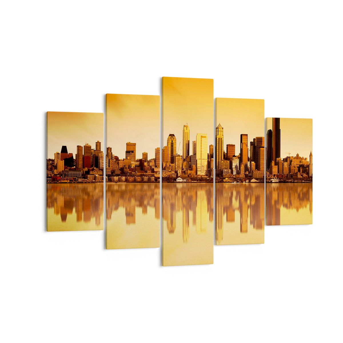 Obraz Na Płótnie - Seattle Miasto - 150X100 Cm - Ea150X100-0118