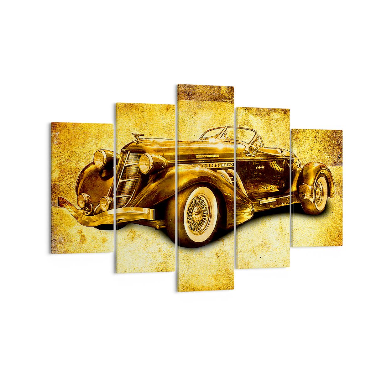 Obraz Na Płótnie - Samochód Sepia - 150X100 Cm - Ea150X100-0529