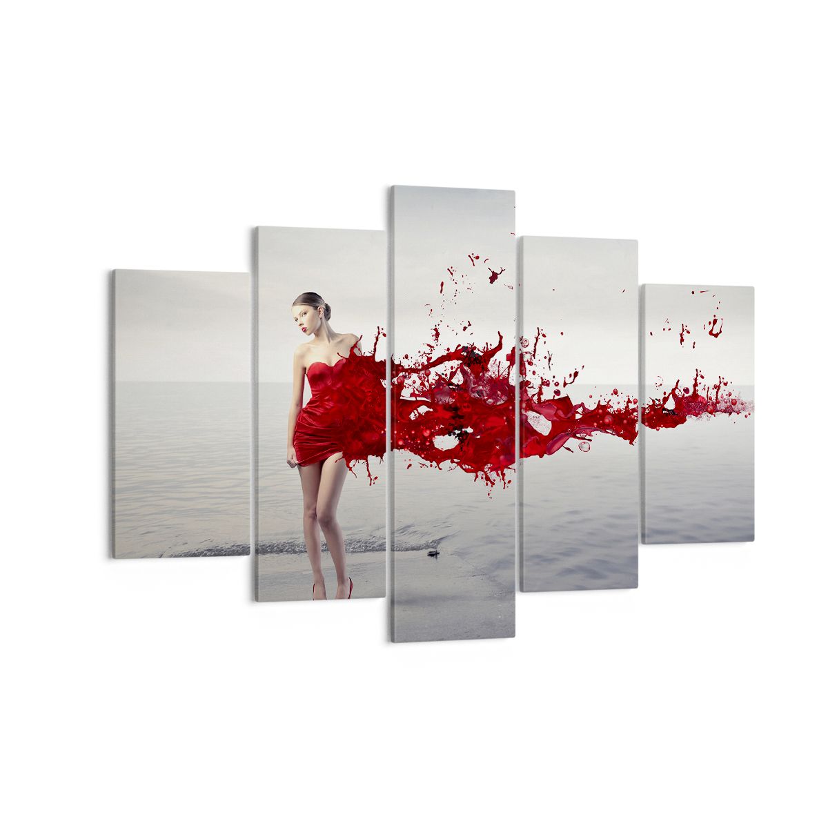 Obraz Na Płótnie - Kobieta Modelka - 150X100 Cm - Ea150X100-2633