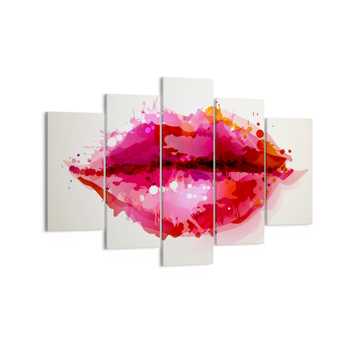 Obraz Na Płótnie - Kobieta Usta  - 150X100 Cm - Ea150X100-2706