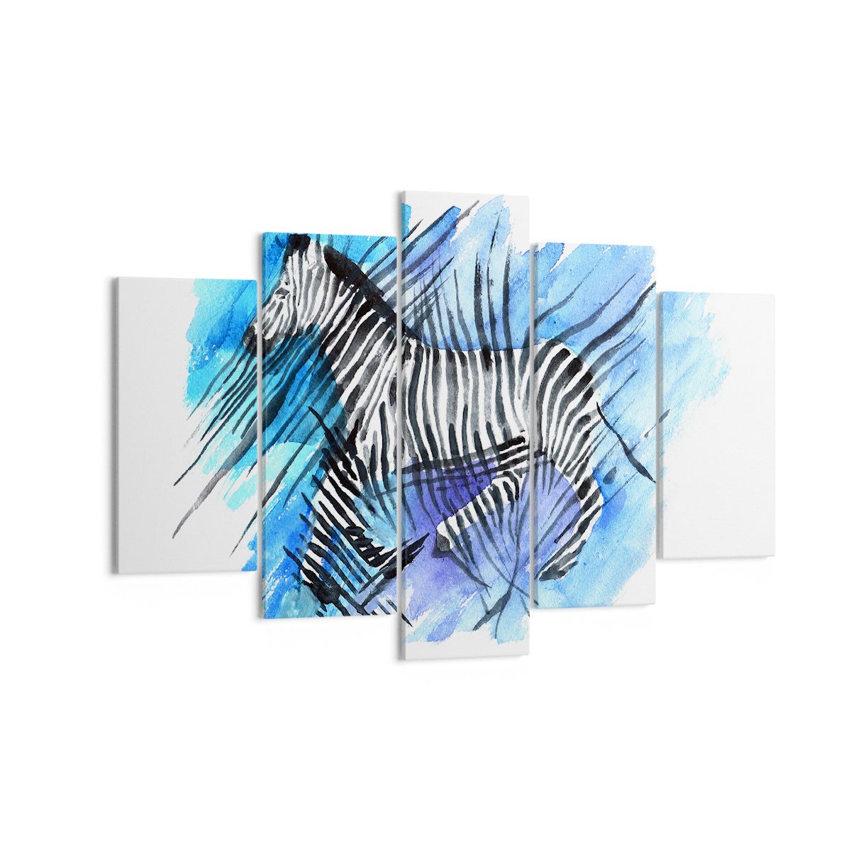 Obraz Na Płótnie - Zebra Rysunek - 150X100 Cm - Ea150X100-2986