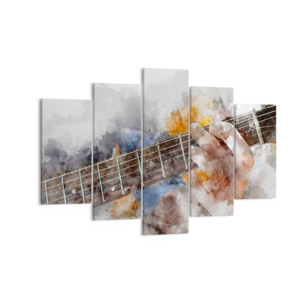Obraz Na Płótnie - Muzyka Gitara Artysta - 150X100 Cm - Ea150X100-3448