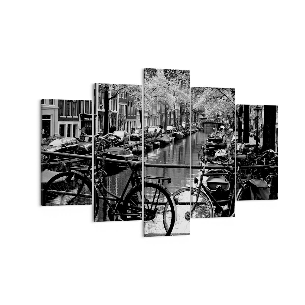 Obraz Na Płótnie - Amsterdam Rower - 150X100 Cm - Ea150X100-3516