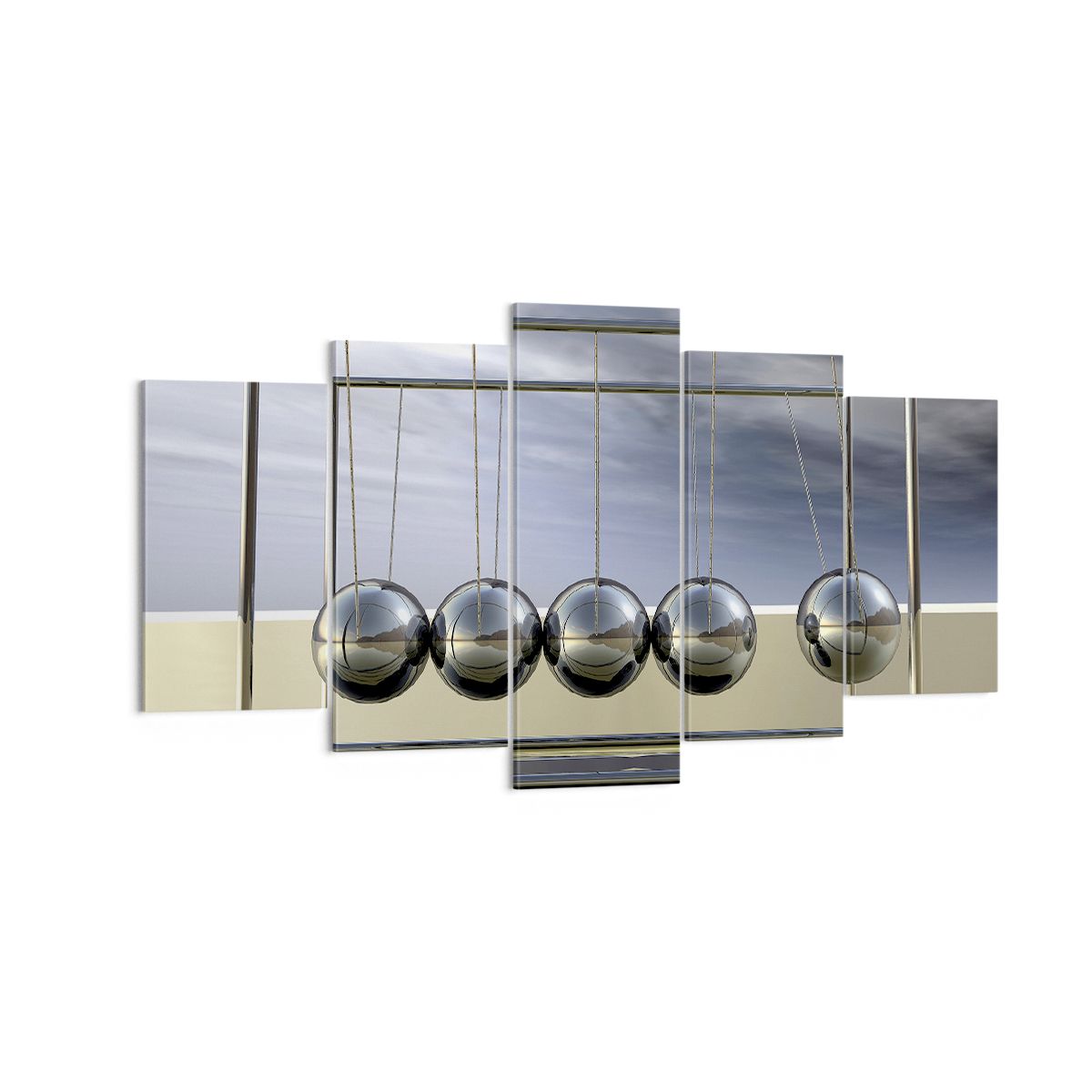 Obraz Na Płótnie - Kule Kompozycja - 160X85 Cm - Ea160X85-0252