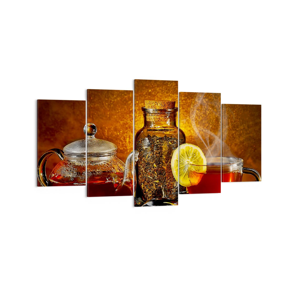 Obraz Na Płótnie - Herbata Napar  - 160X85 Cm - Ea160X85-2434