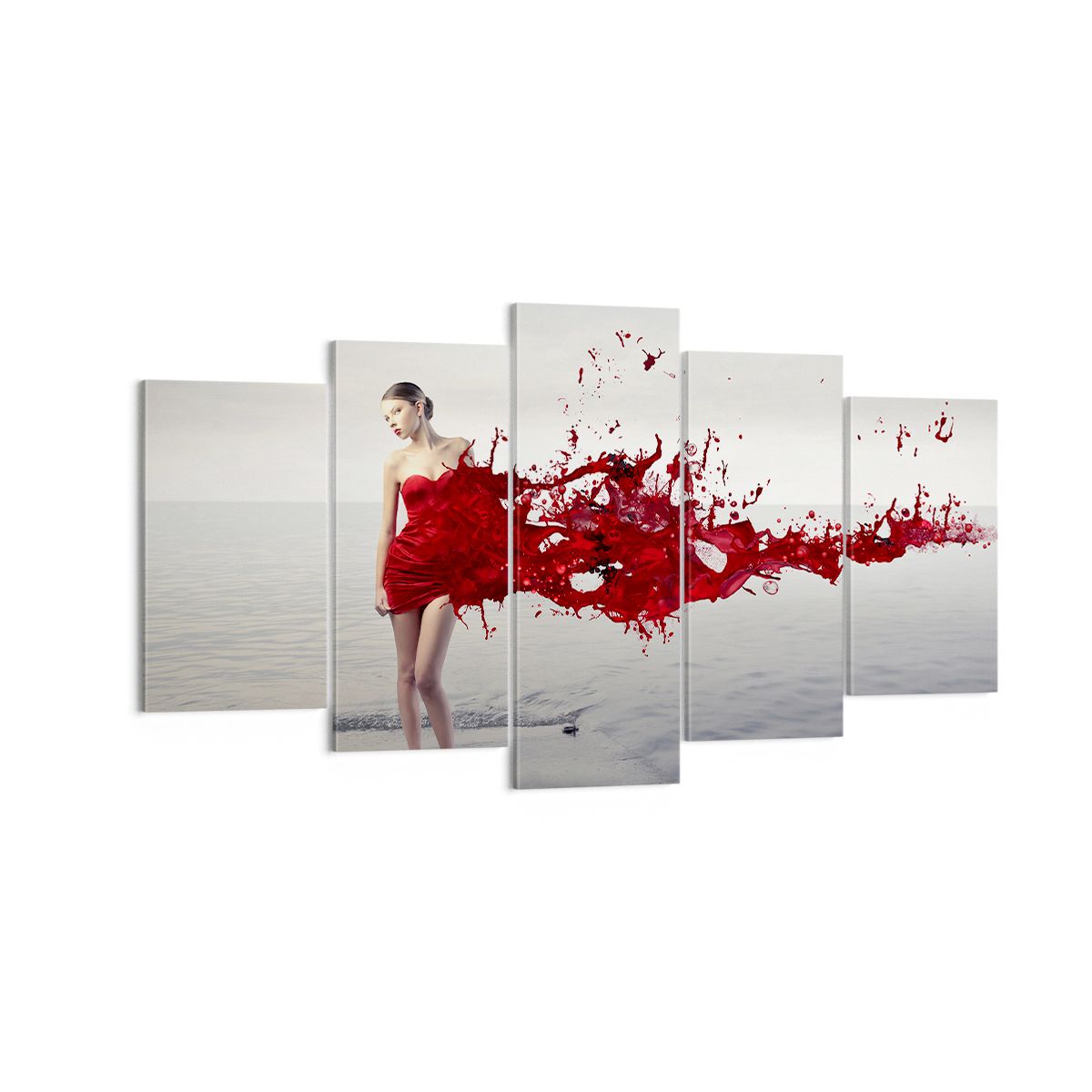 Obraz Na Płótnie - Kobieta Modelka - 160X85 Cm - Ea160X85-2633