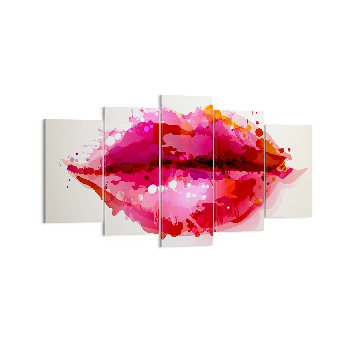 Obraz Na Płótnie - Kobieta Usta  - 160X85 Cm - Ea160X85-2706
