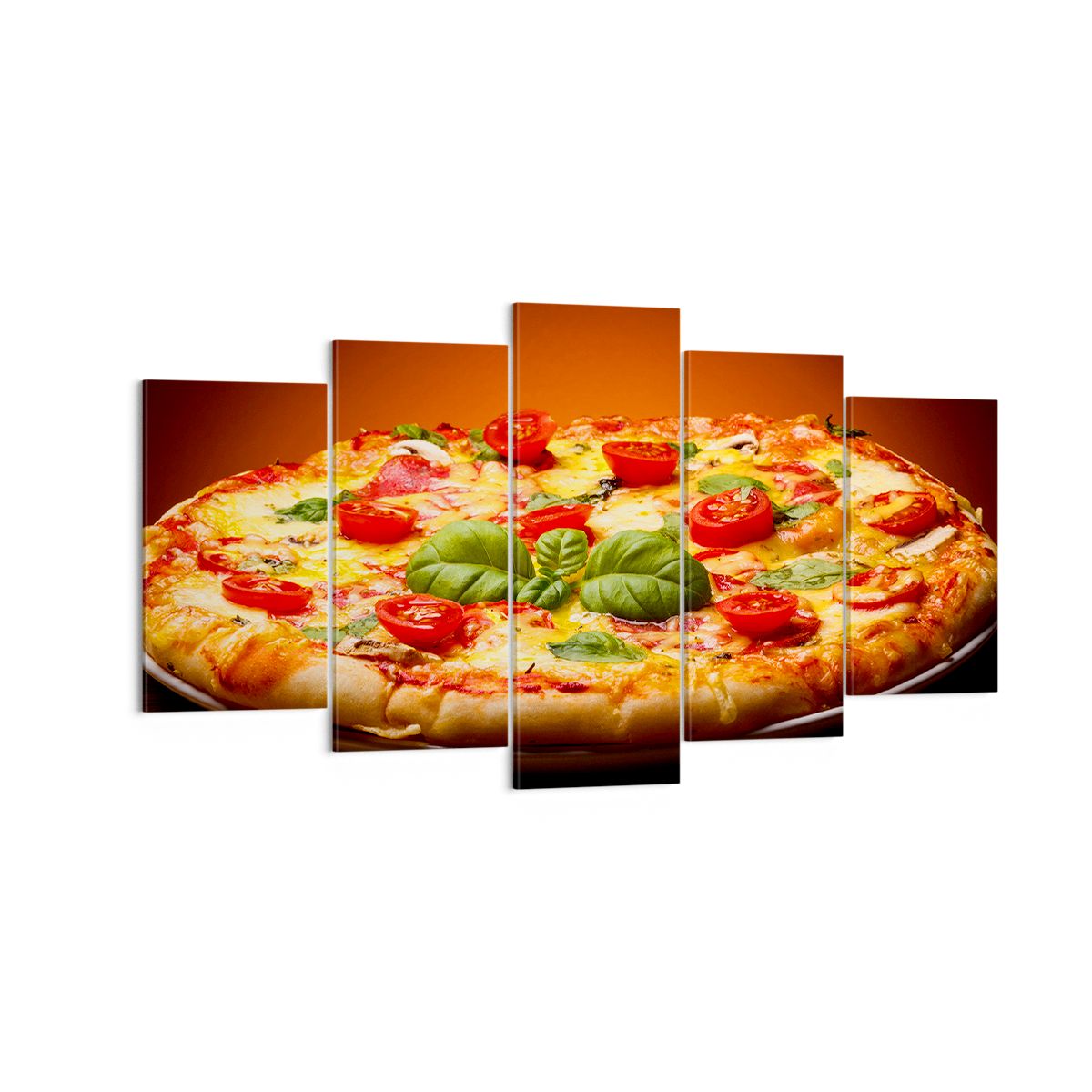 Obraz Na Płótnie - Pizza Posiłek - 160X85 Cm - Ea160X85-2717