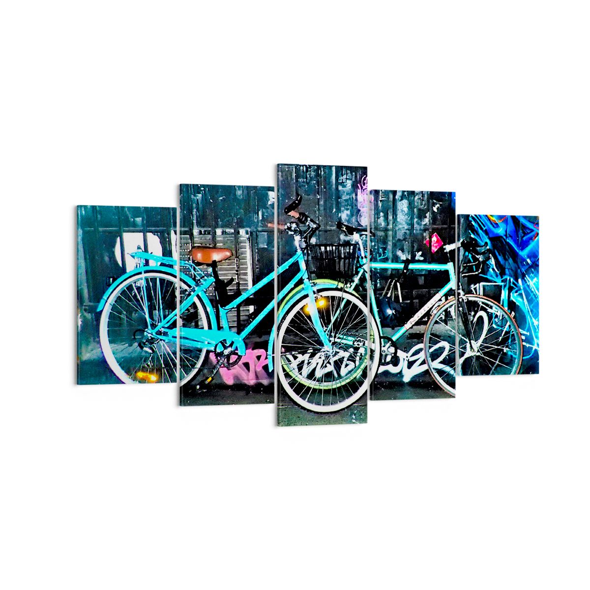 Obraz Na Płótnie - Rower Ulica - 160X85 Cm - Ea160X85-2949