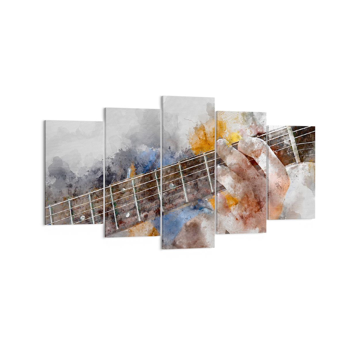 Obraz Na Płótnie - Muzyka Gitara Artysta - 160X85 Cm - Ea160X85-3448