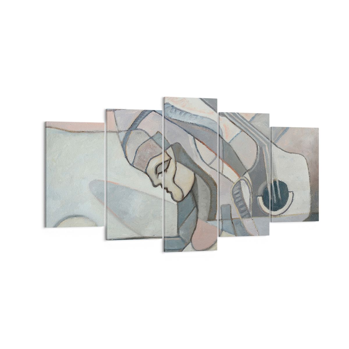 Obraz Na Płótnie - Kobieta Gitara  - 160X85 Cm - Ea160X85-3739