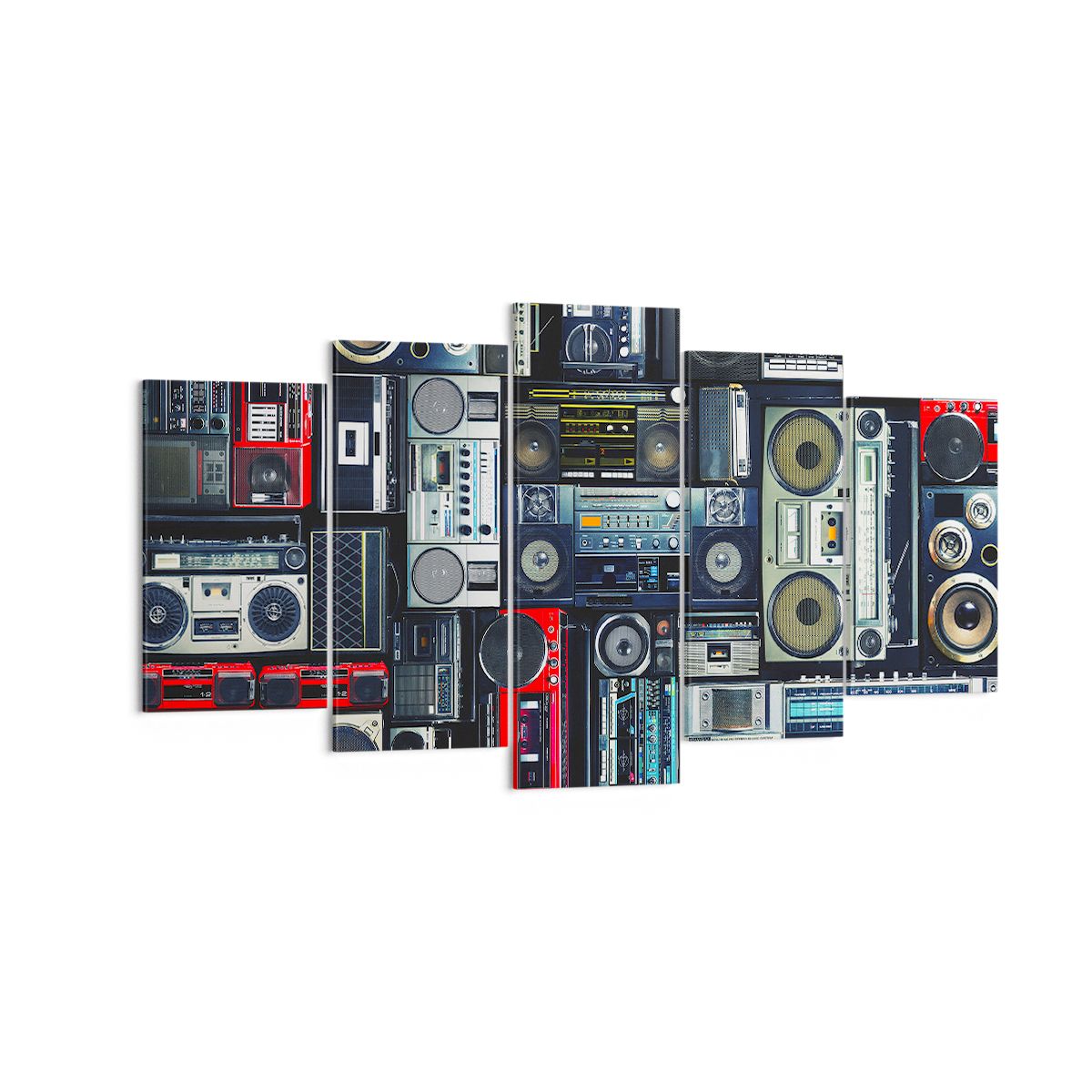 Obraz Na Płótnie - Technika Magnetofon - 160X85 Cm - Ea160X85-3875