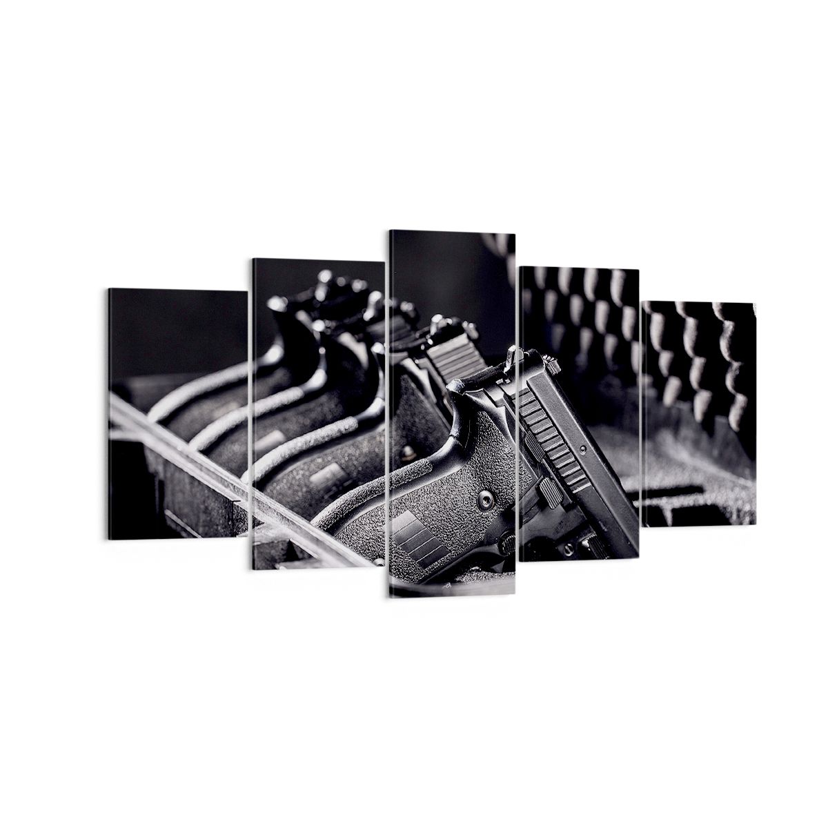 Obraz Na Płótnie - Rewolwer Broń  - 160X85 Cm - Ea160X85-4004