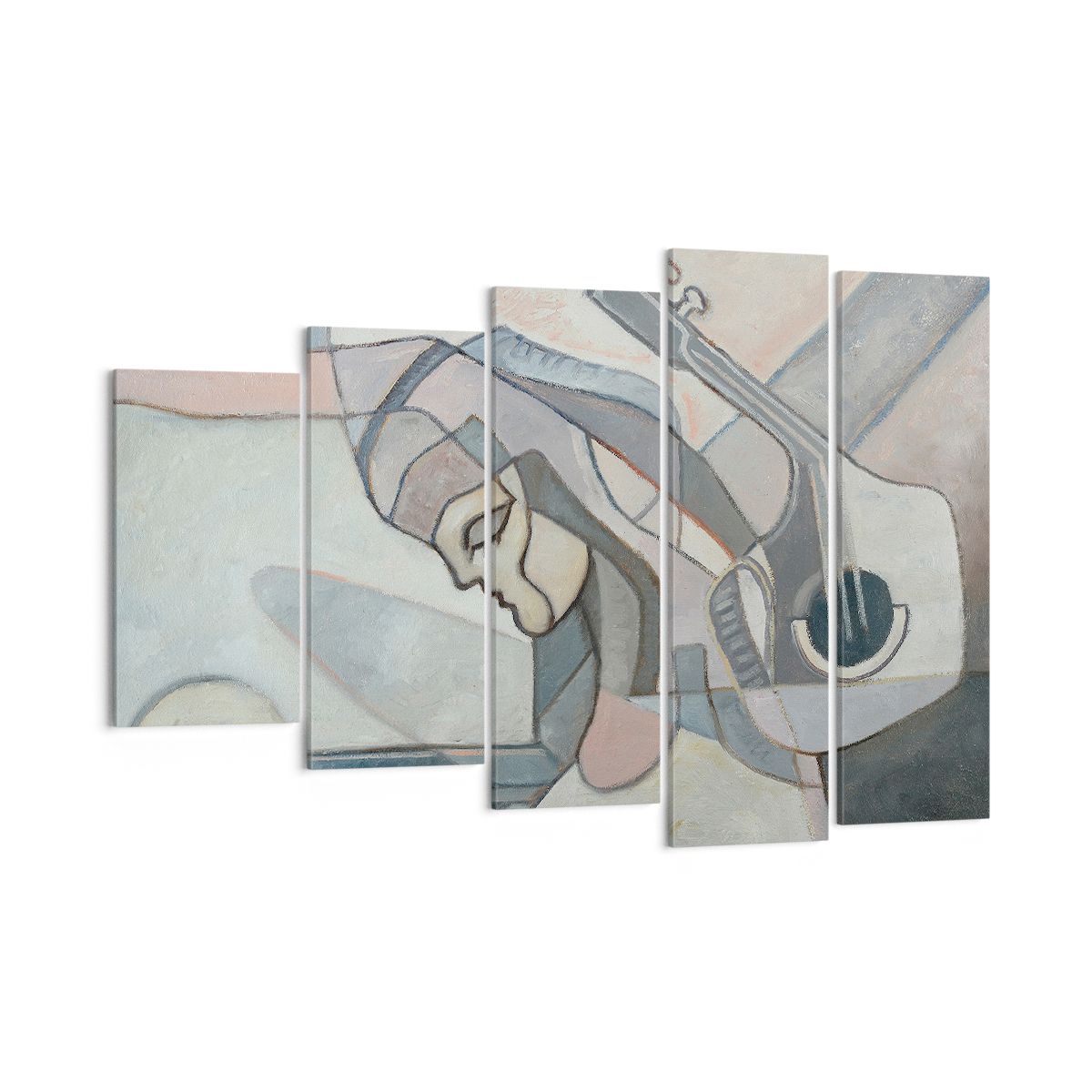 Obraz Na Płótnie - Kobieta Gitara  - 150X100 Cm - Eg150X100-3739