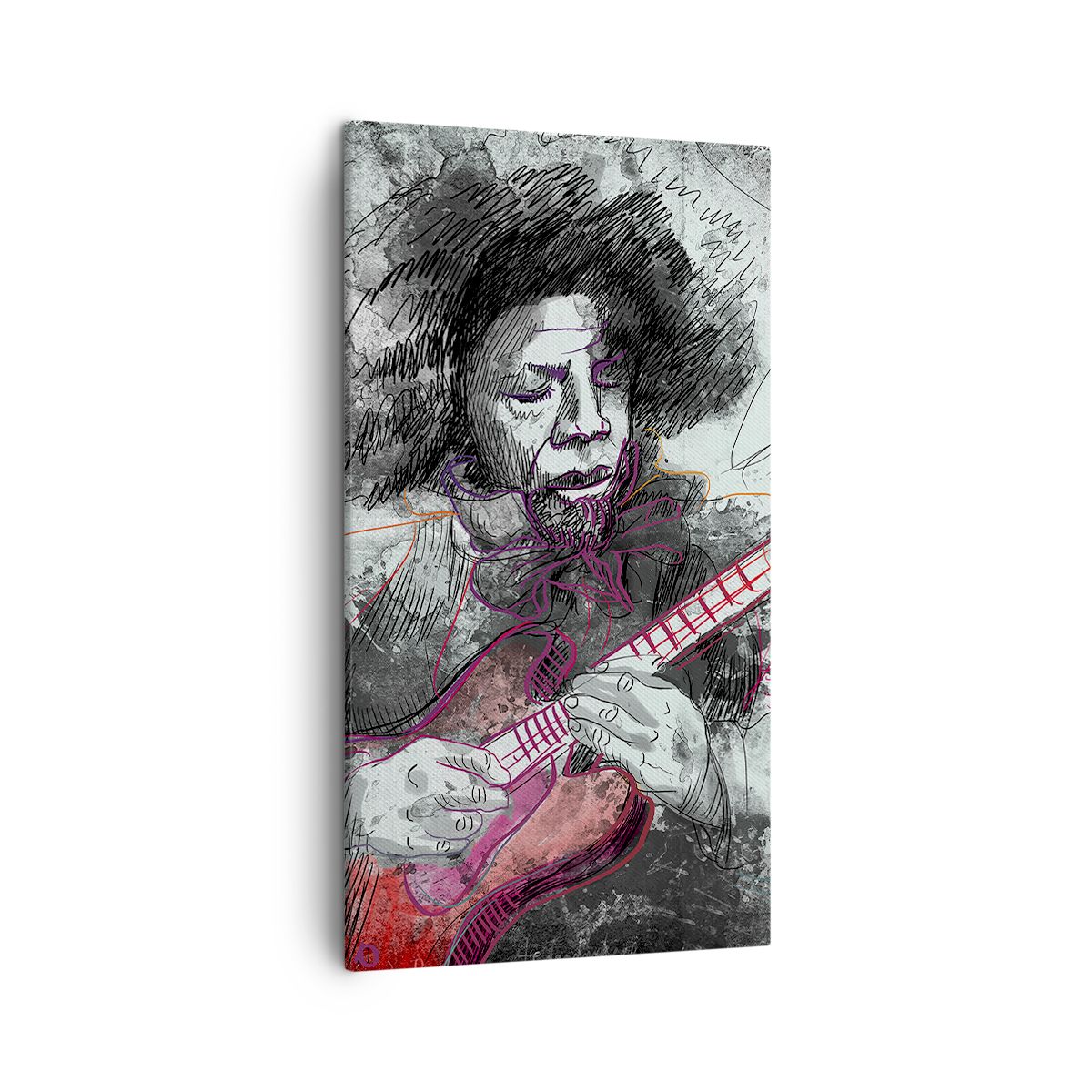Obraz Na Płótnie - Gitara Muzyka  - 45X80 Cm - Pa45X80-2559