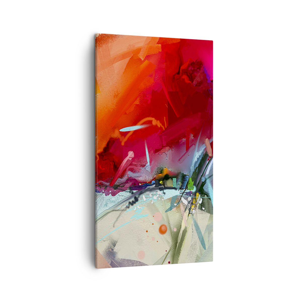 Obraz Na Płótnie - Kompozycja Dynamika - 45X80 Cm - Pa45X80-4036