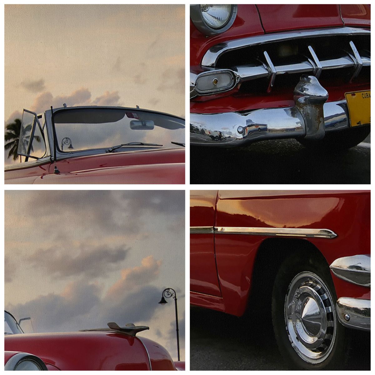 Obraz Na Płótnie - Cadillac Samochód - 90X30 Cm - Ca90X30-0186