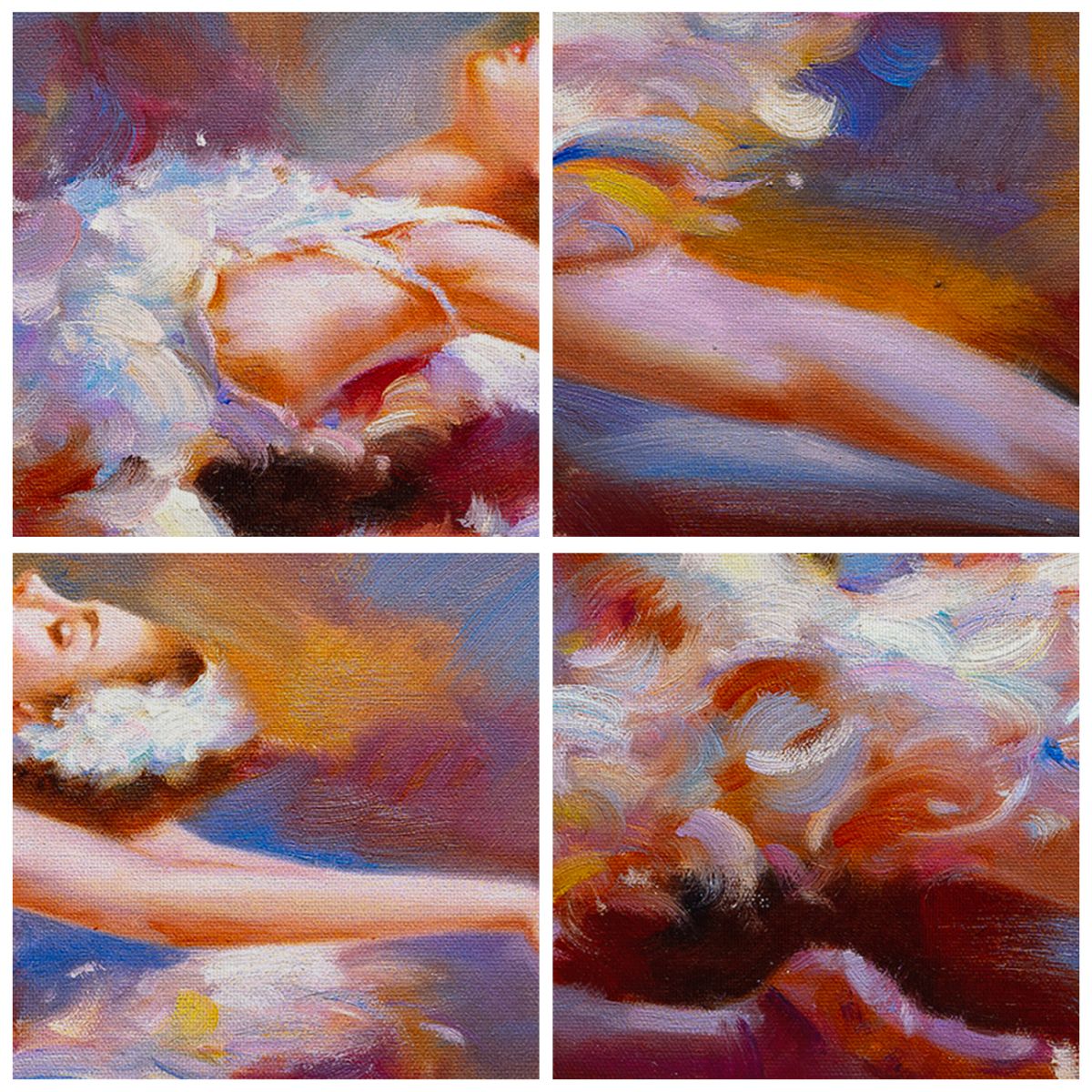 Obraz Na Płótnie - Tancerka Balet  - 95X80 Cm - Cb95X80-3463