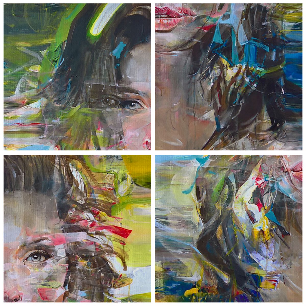 Obraz Na Płótnie - Portret Kobieta - 95X80 Cm - Cb95X80-3473