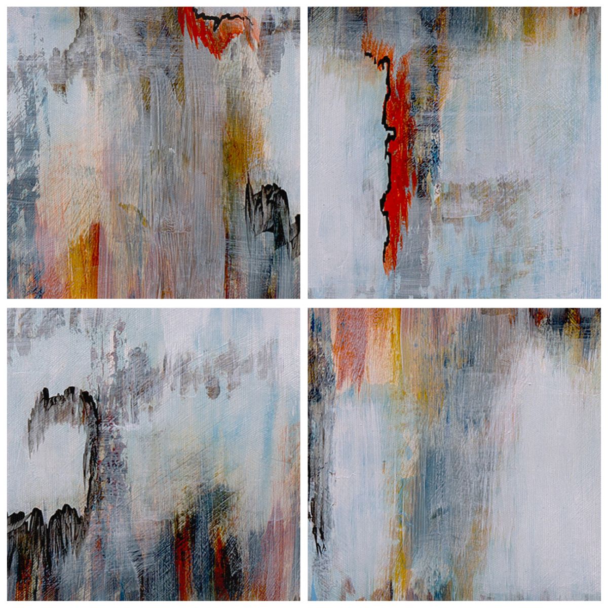 Obraz Na Płótnie - Zamazane Postaci  - 95X80 Cm - Cb95X80-3676