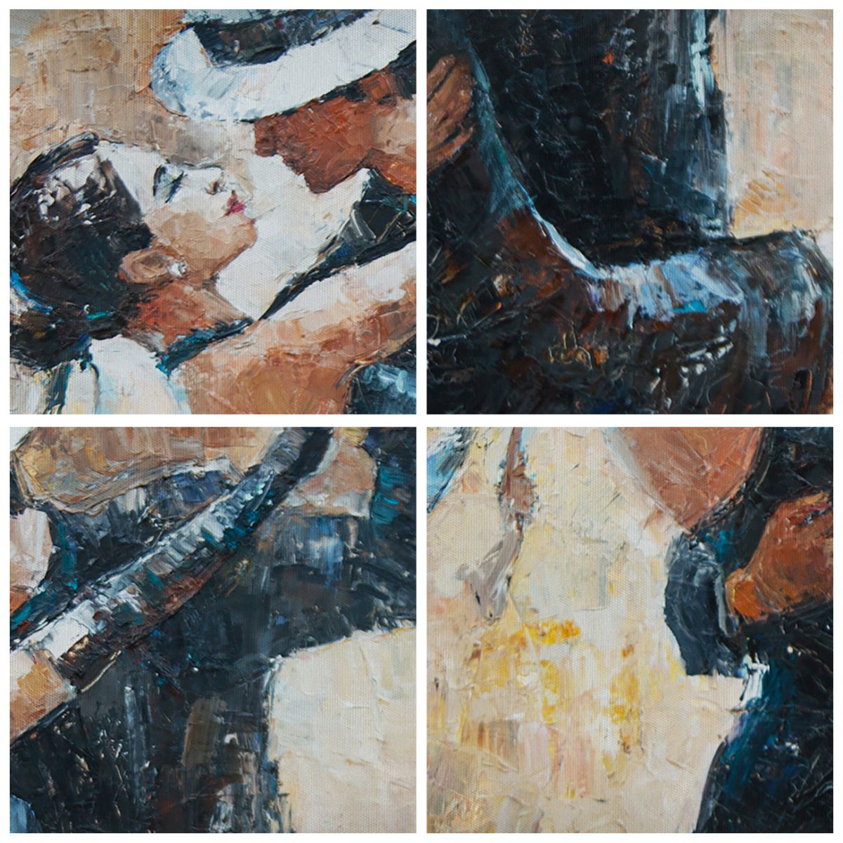 Obraz Na Płótnie - Tancerze Tango - 150X100 Cm - Ea150X100-3773