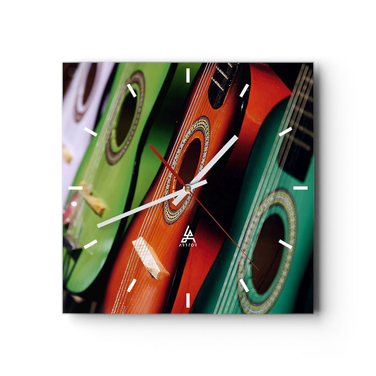 Zegar Ścienny - Gitara Muzyka Gra - 40X40 Cm - C3Ac40X40-2113