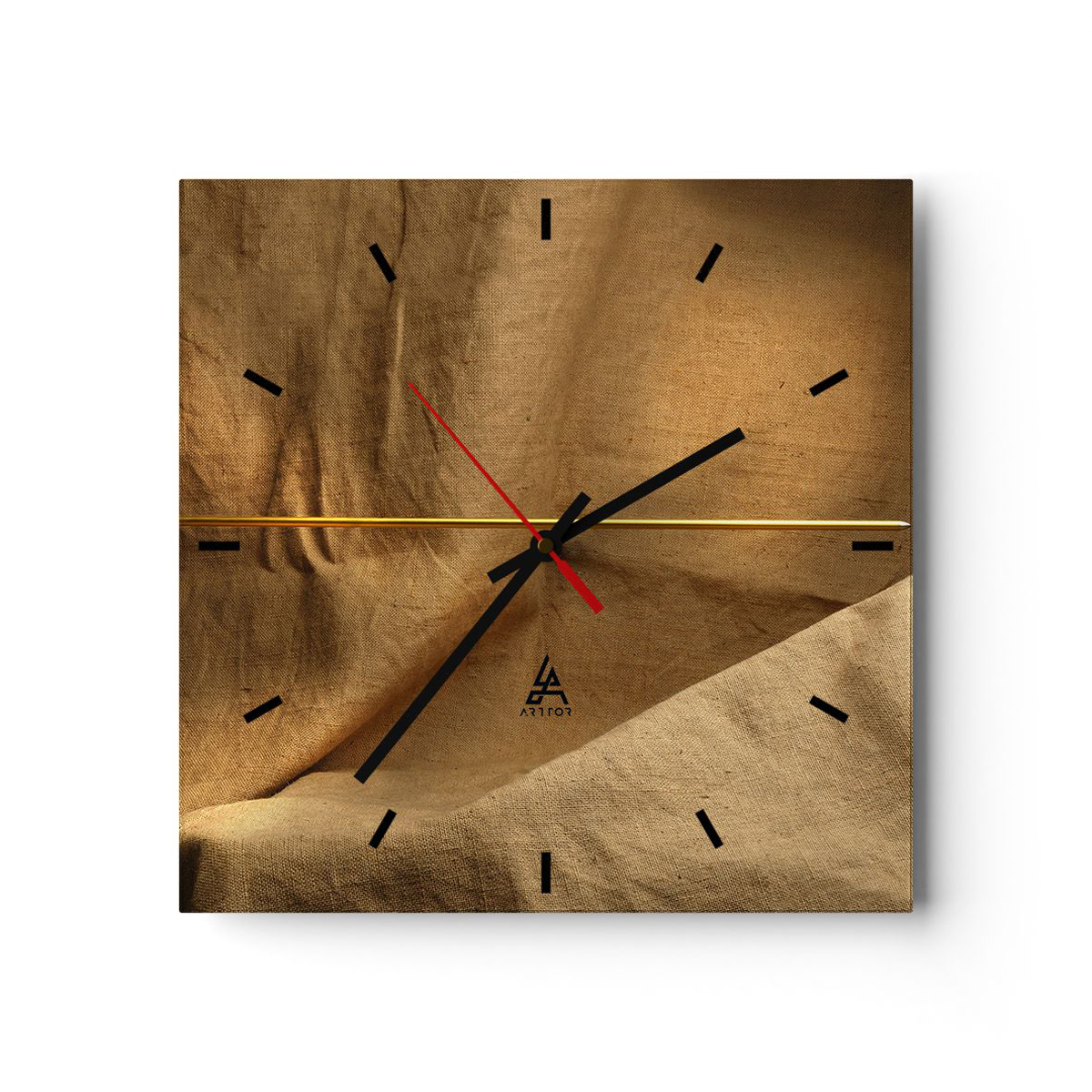 Zegar Ścienny - Płótno Strzała - 40X40 Cm - C3Ac40X40-2216