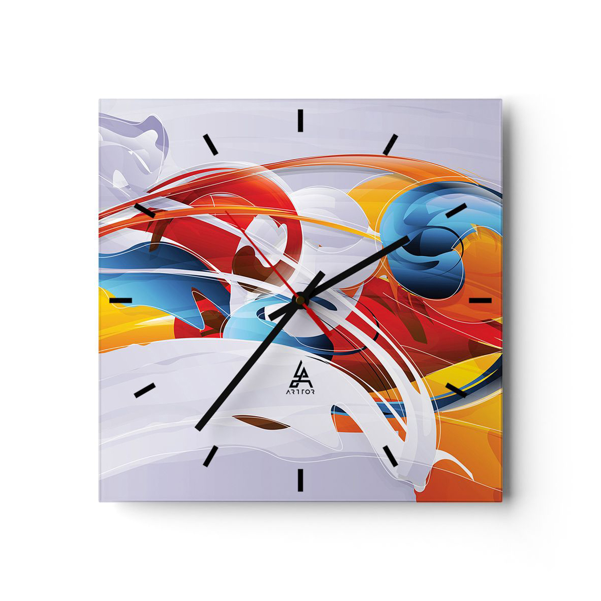 Zegar Ścienny - Dynamiczny Obraz - 40X40 Cm - C3Ac40X40-3529
