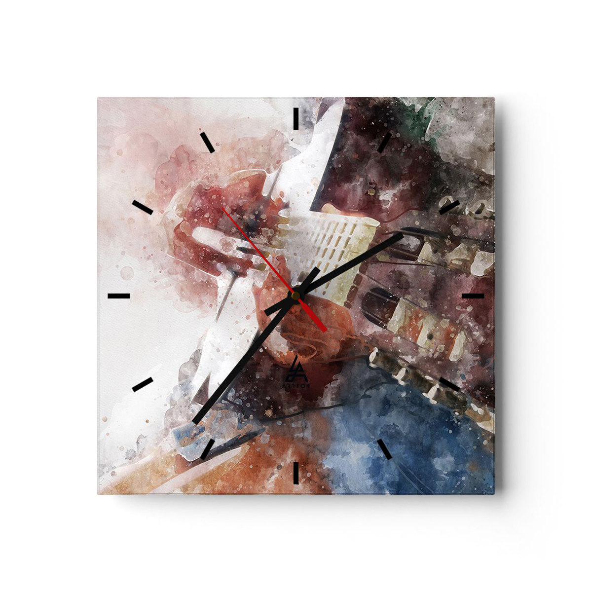 Zegar Ścienny - Muzyka Gitara - 40X40 Cm - C3Ac40X40-4000