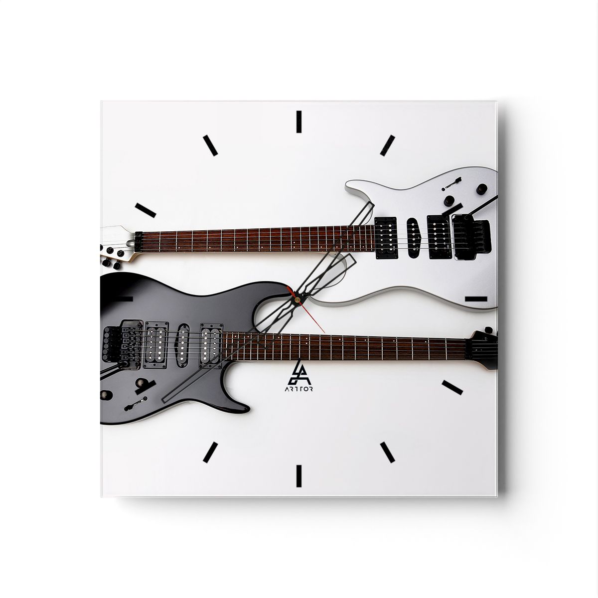 Zegar Ścienny - Gitara Muzyka  - 60X60 Cm - C3Ac60X60-0369