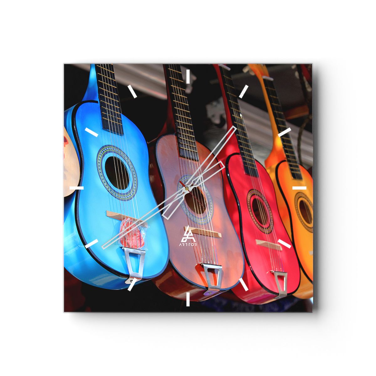 Zegar Ścienny - Gitara Muzyka - 60X60 Cm - C3Ac60X60-2221