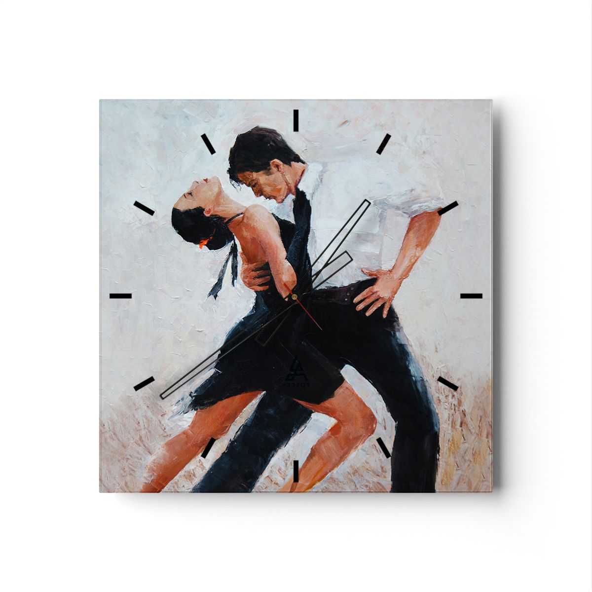 Zegar Ścienny - Tango Tancerze  - 60X60 Cm - C3Ac60X60-3771