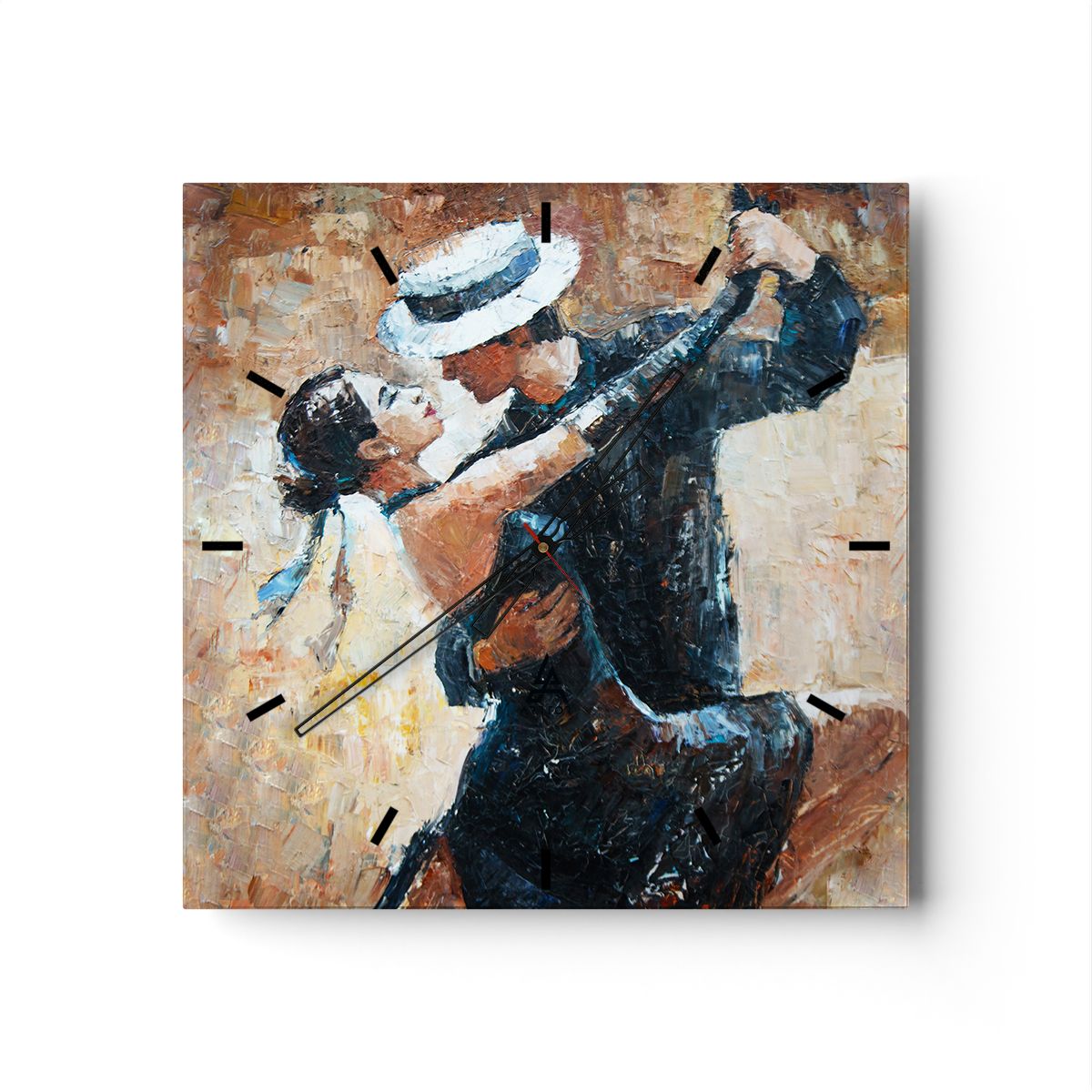 Zegar Ścienny - Tancerze Tango - 60X60 Cm - C3Ac60X60-3773