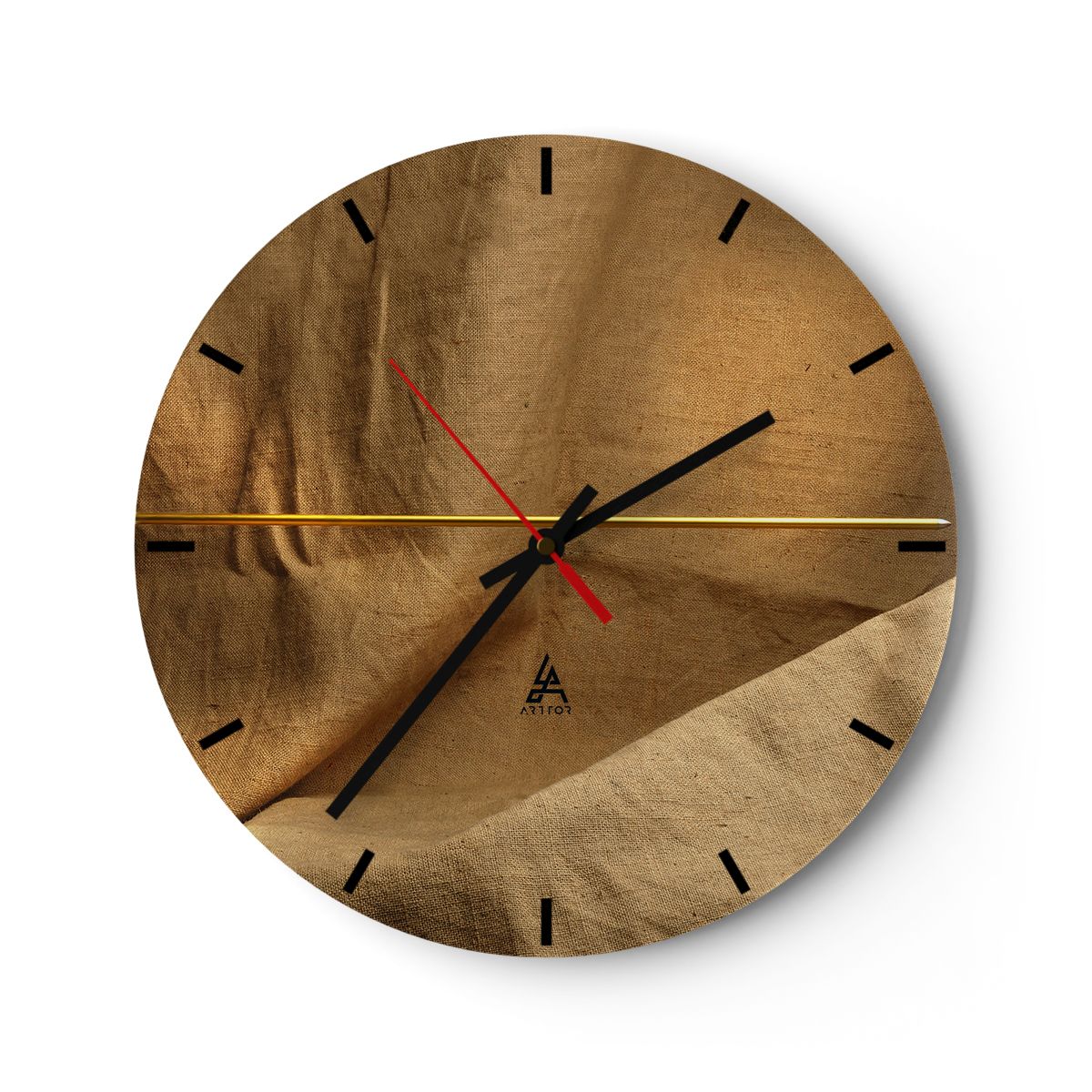 Zegar Ścienny - Płótno Strzała - 30X30 Cm - C3Ar30X30-2216