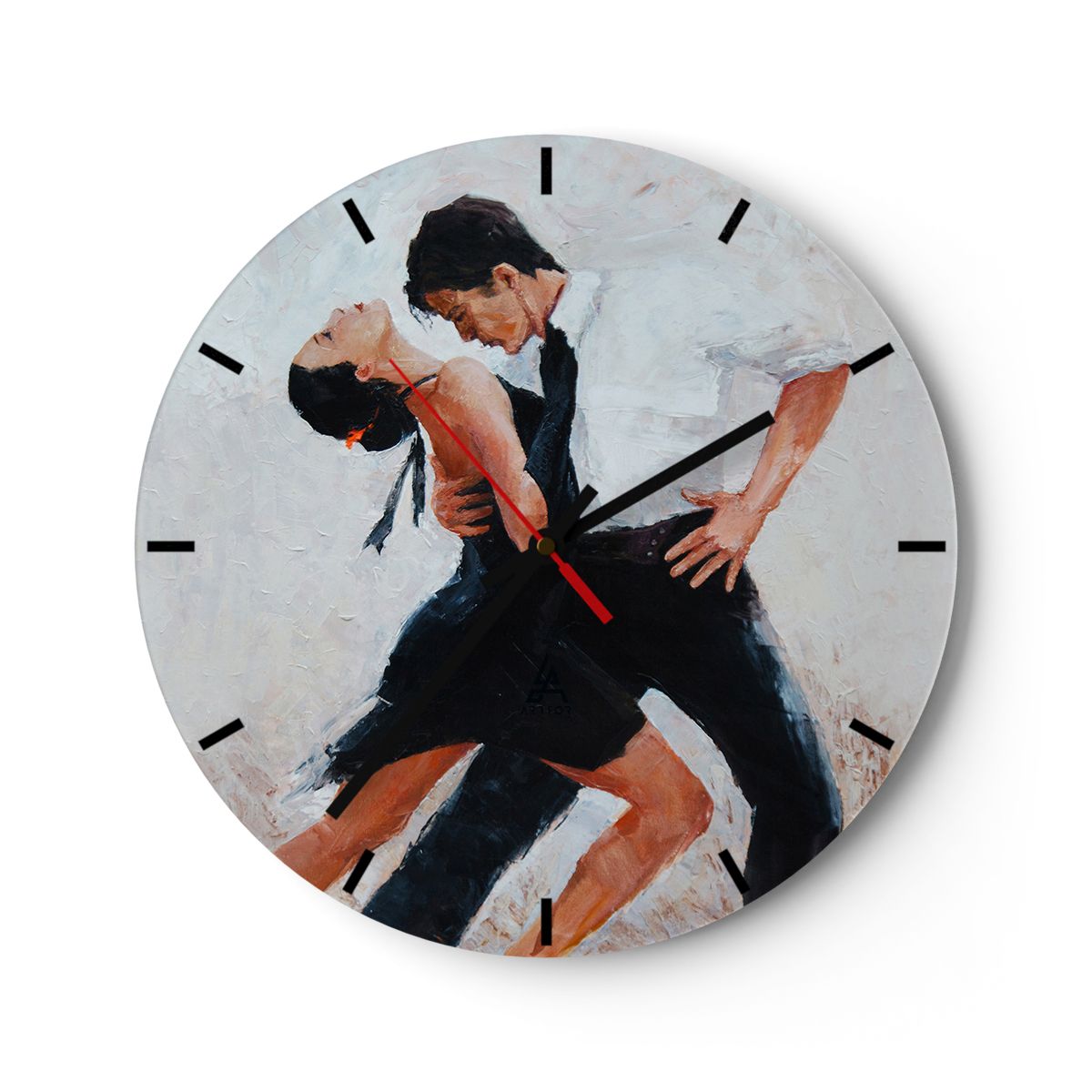 Zegar Ścienny - Tango Tancerze  - 30X30 Cm - C3Ar30X30-3771