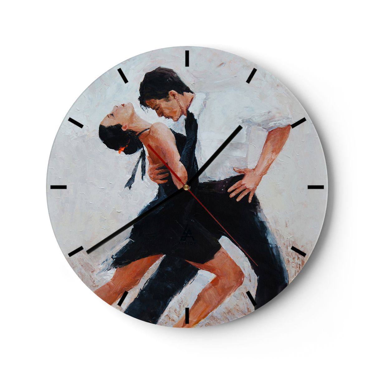 Zegar Ścienny - Tango Tancerze  - 50X50 Cm - C3Ar50X50-3771